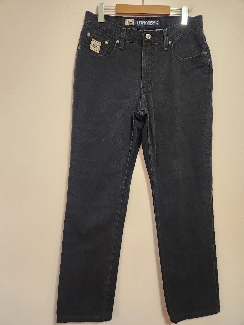 Cruel Girl Y2K Faded Black Low Rise Slim Western Grunge Riding Jeans Size 11 XL
